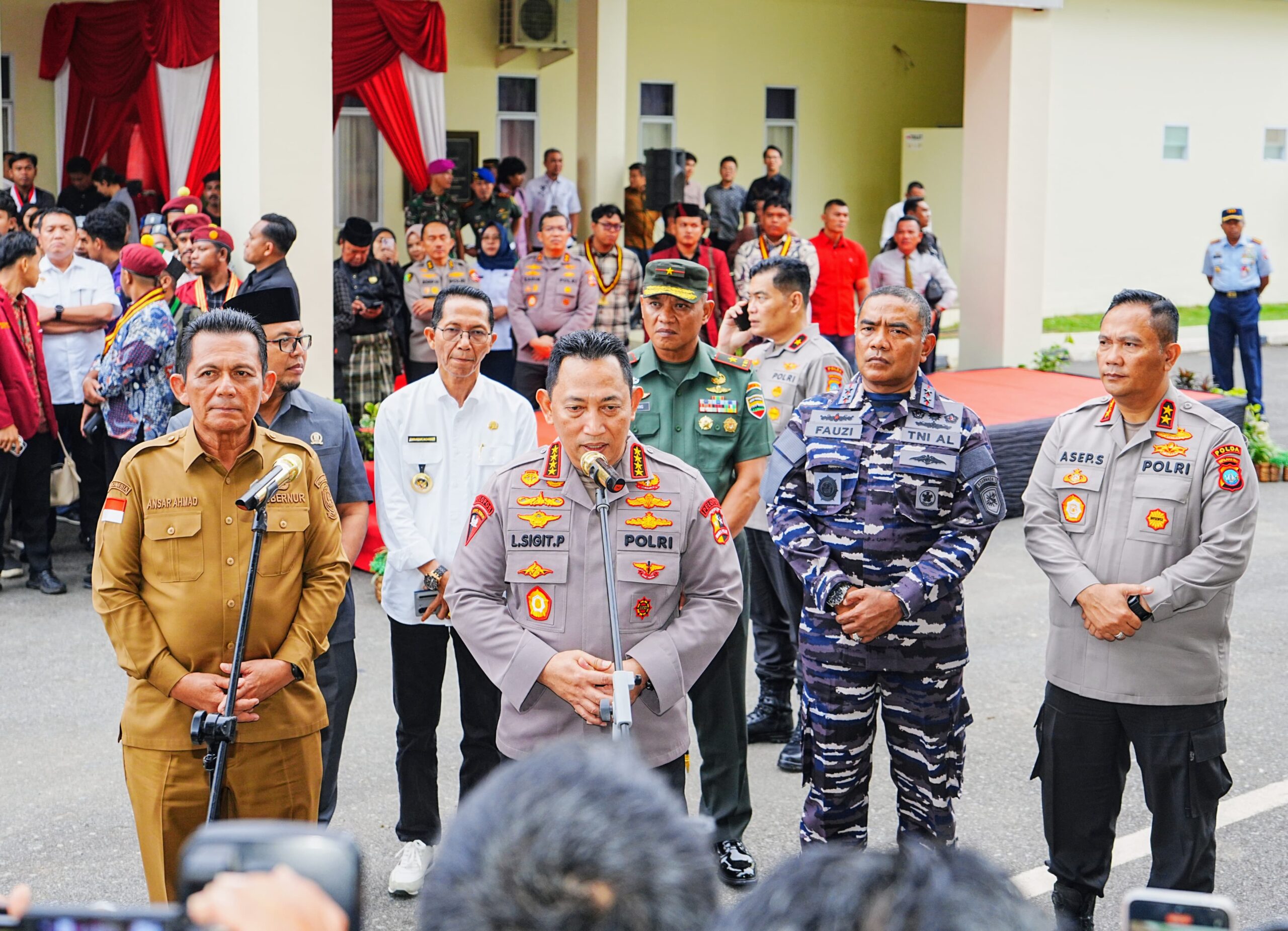 Kapolri Silaturahmi Kamtibmas di Polda Kepri