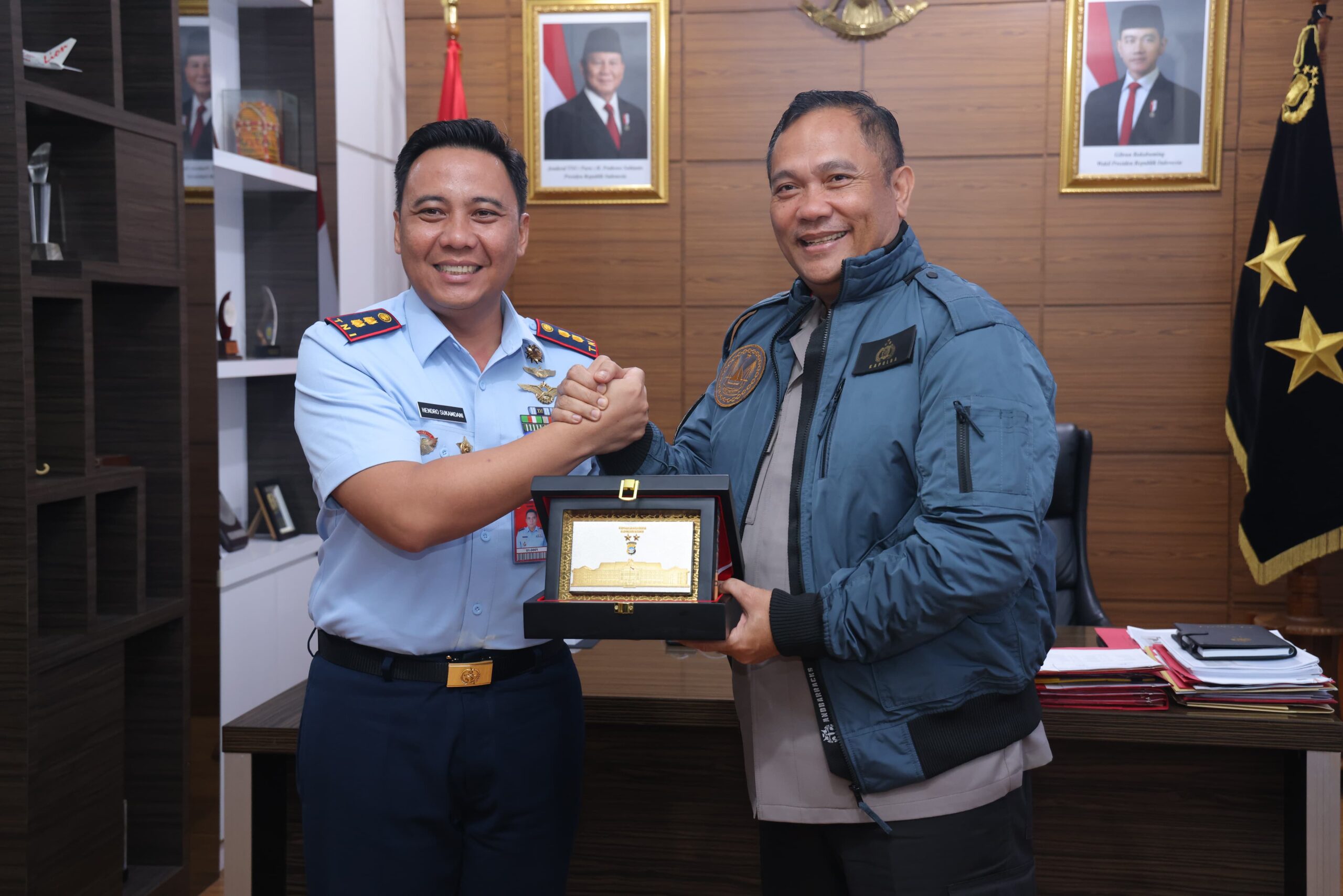 Kapolda Terima Kunjungan Danlanud Hangnadim