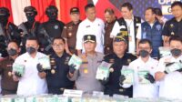 Kapolda hadiri konferensi pers penindakan sabu 2 ton