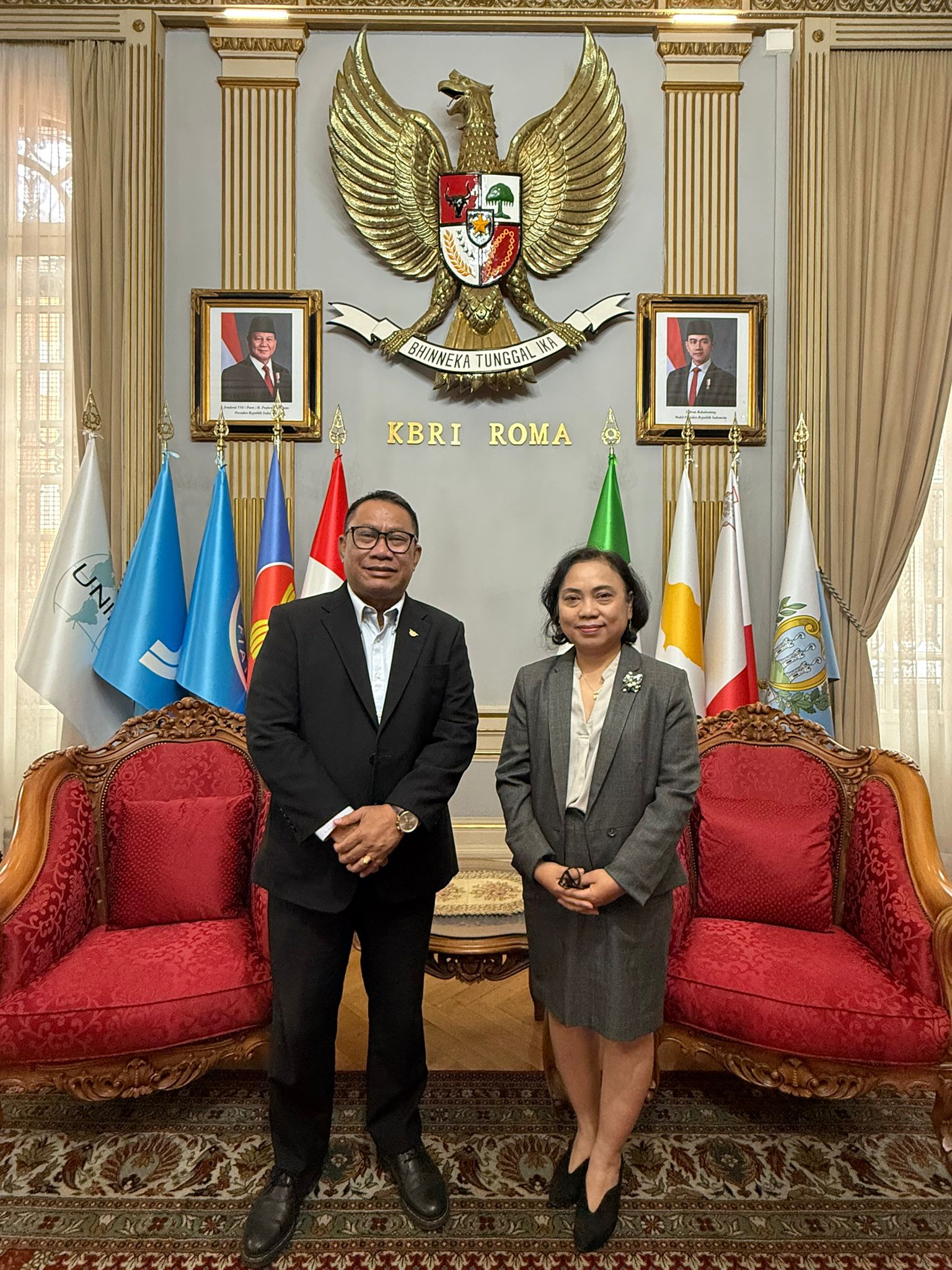 Kunjungi KBRI Roma