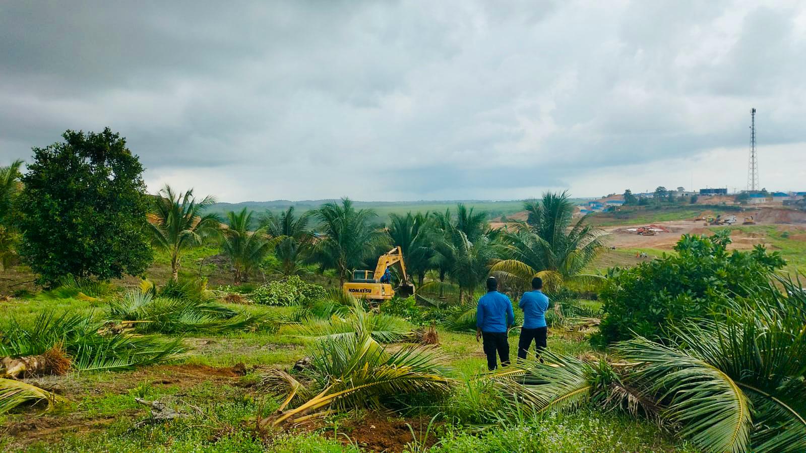 Penertiban Lahan di Tanjung Banon