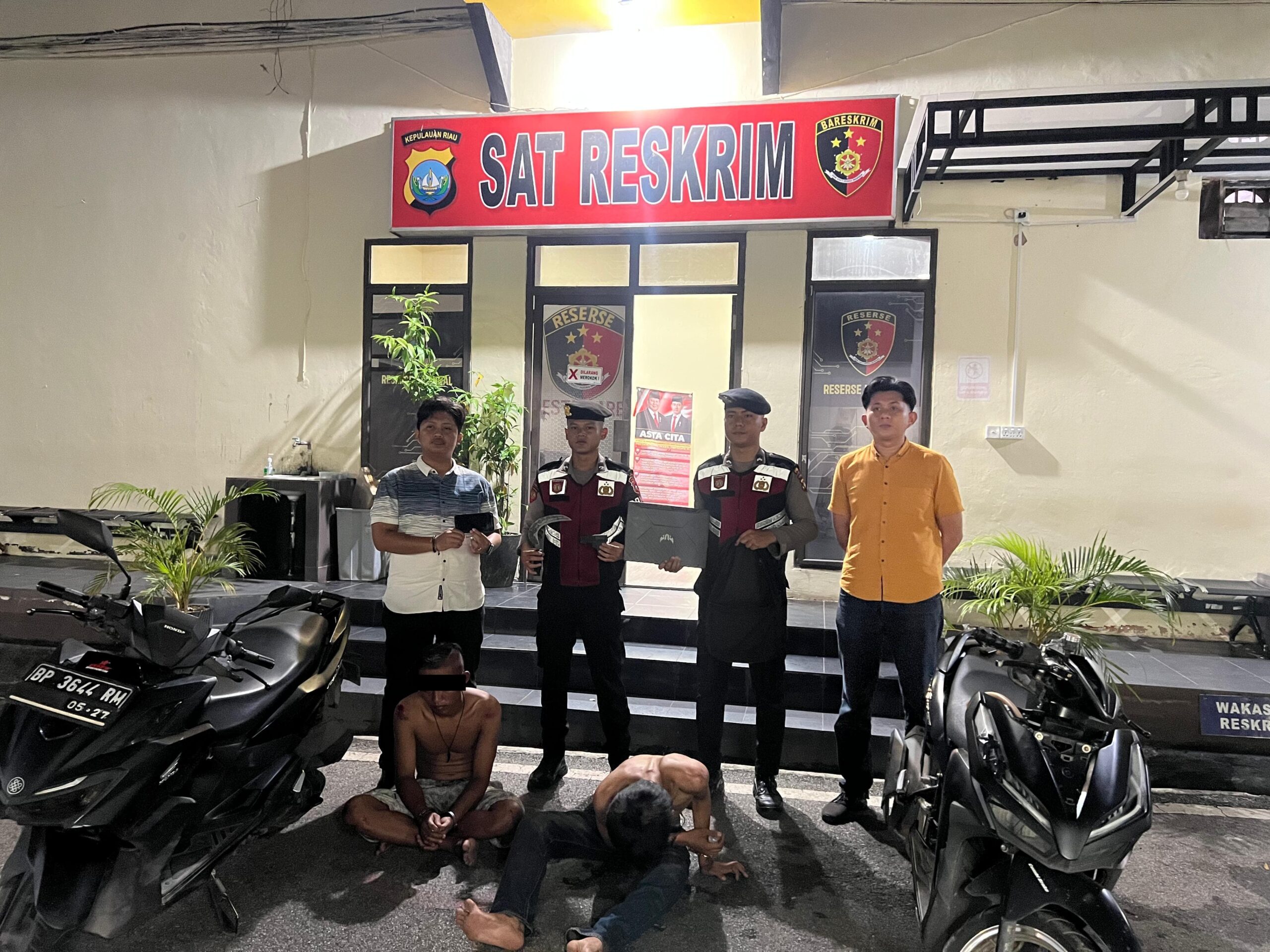Respon Cepat Polda Kepri tangkap Pelaku Begal