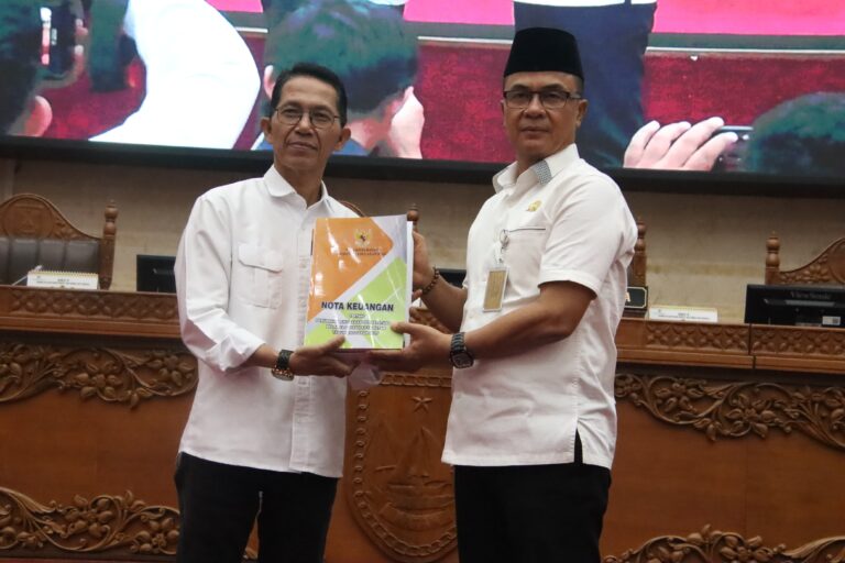 Paripurna Penyampaian Nota Keuangan perubahan 2025