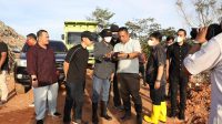 Tinjau Perbaikan jalan Zona A TPA Punggur