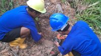 Kebocoran Pipa di Depan Panbil