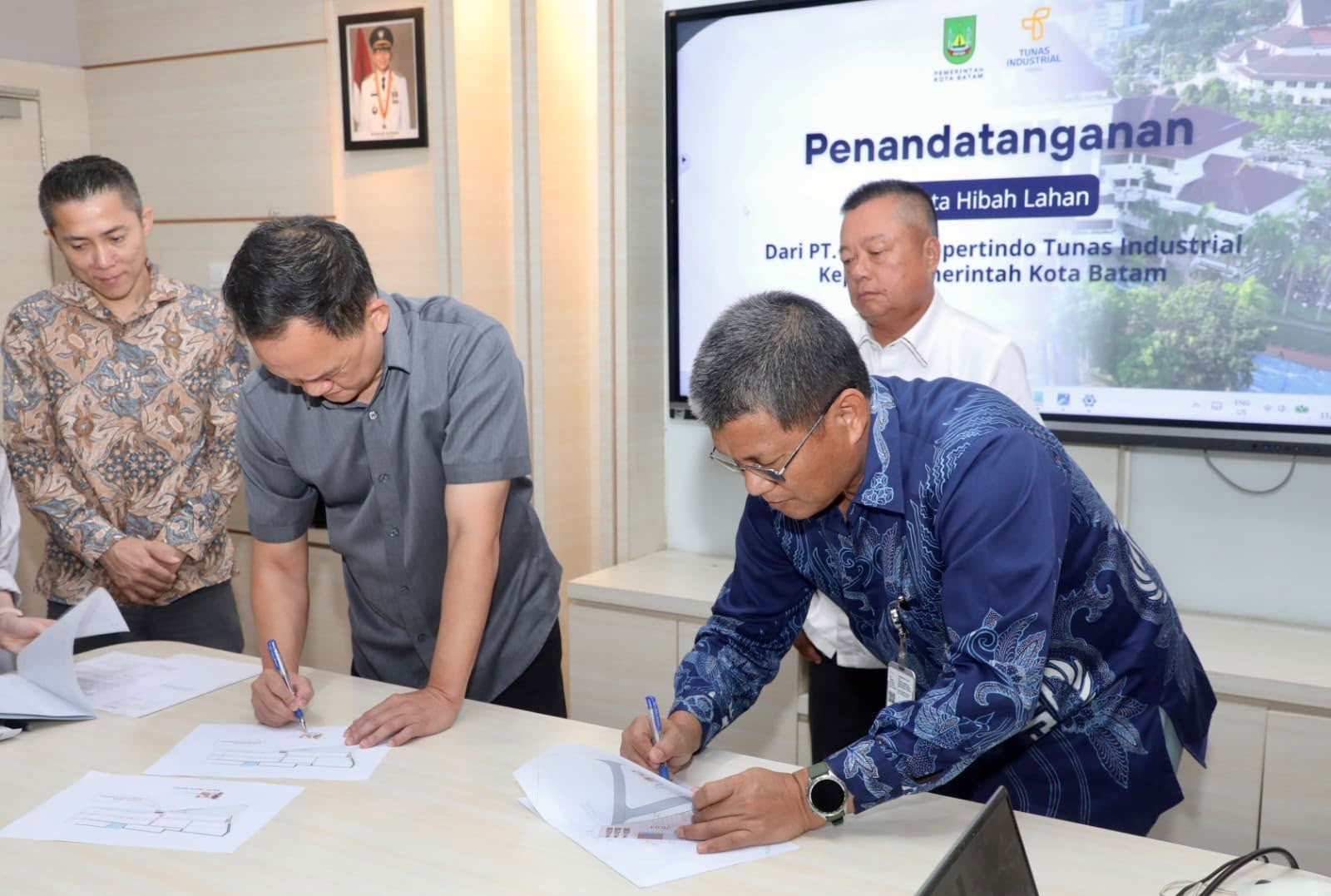 Hibah Lahan di Kawasan Industri Tunas Prima