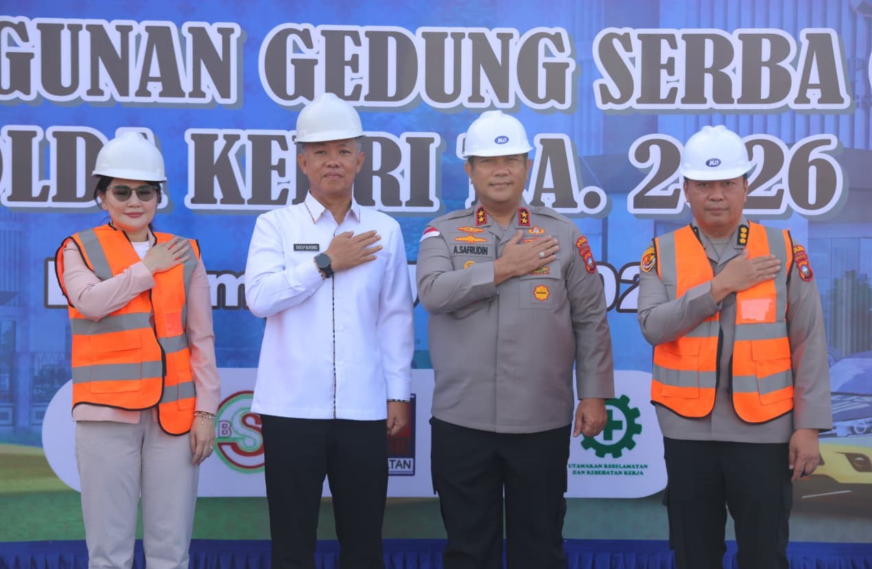 Kapolda Pimpin Grounbreking Pembangunan